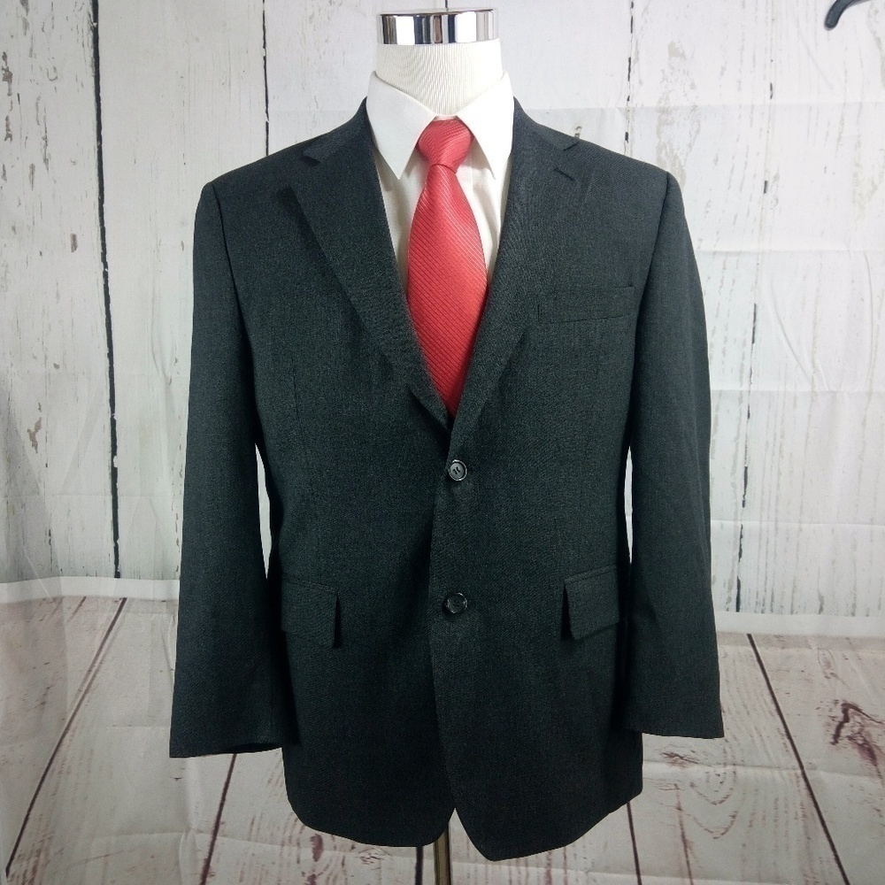Joseph & Feiss 40S Gray Suit Blazer Sports Coat